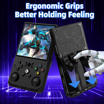 NEW R36 MAX Retro Handheld Game 4.0Inch IPS Screen Console 128GB Portable Video Player Supports 30+ Emulators 20000+Gremas