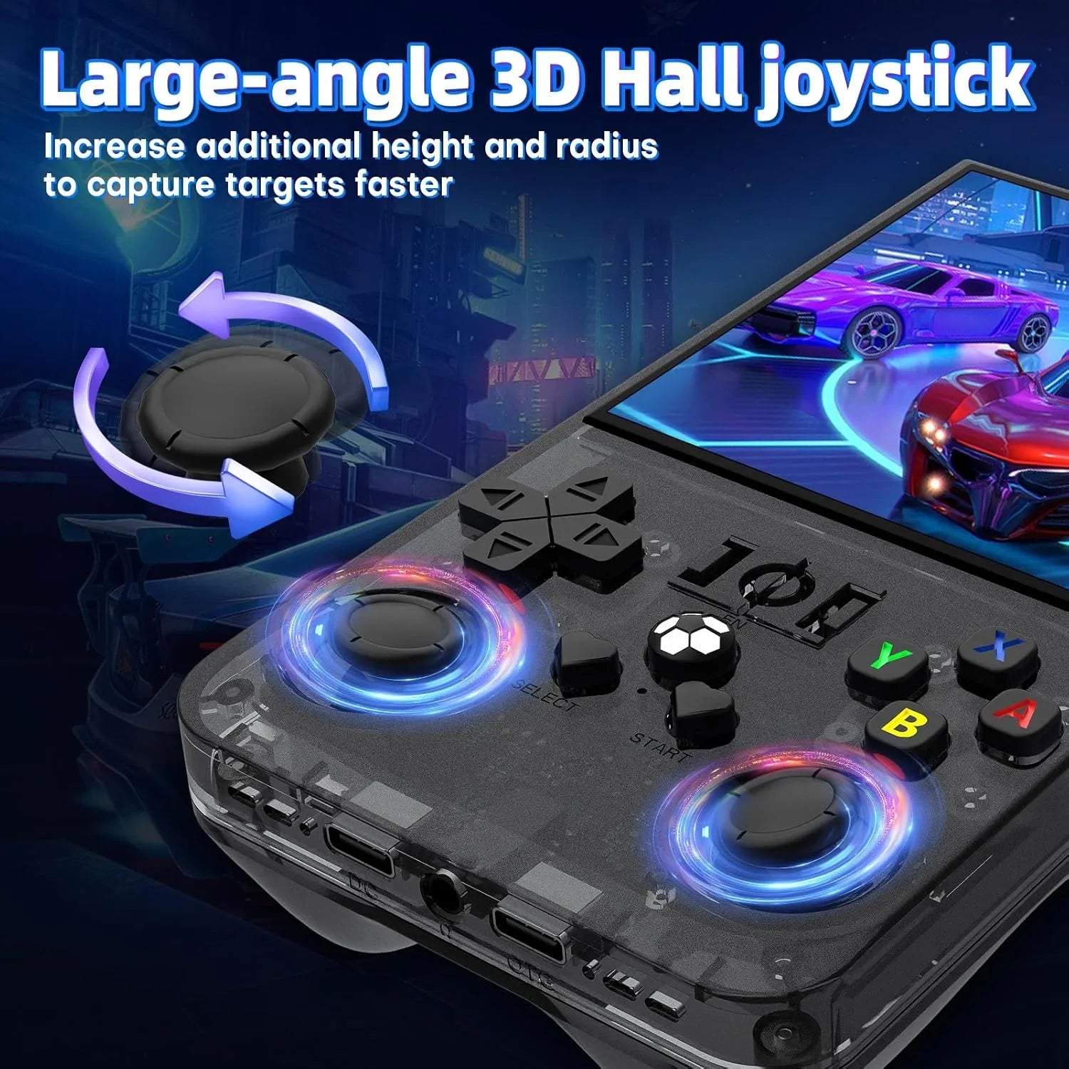 NEW R36 MAX Retro Handheld Game 4.0Inch IPS Screen Console 128GB Portable Video Player Supports 30+ Emulators 20000+Gremas