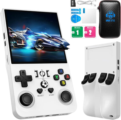 NEW R36 MAX Retro Handheld Game 4.0Inch IPS Screen Console 128GB Portable Video Player Supports 30+ Emulators 20000+Gremas