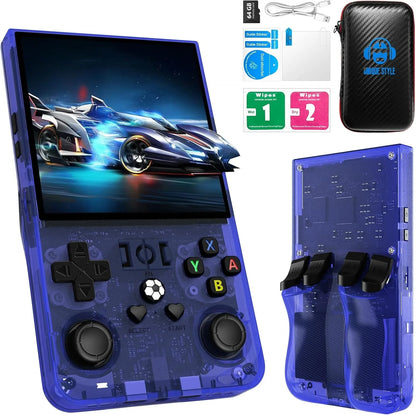 NEW R36 MAX Retro Handheld Game 4.0Inch IPS Screen Console 128GB Portable Video Player Supports 30+ Emulators 20000+Gremas